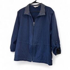 Allison Daley lightweight plus size jacket 22W